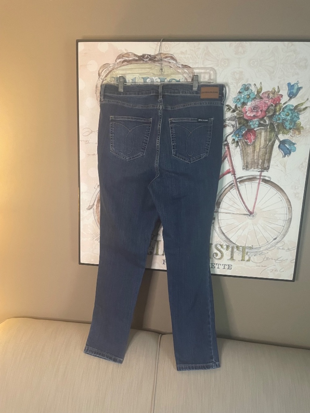 Calvin Klein Jeans Ladies' High Rise skinny jeans SZ 16 - Picture 3 of 8